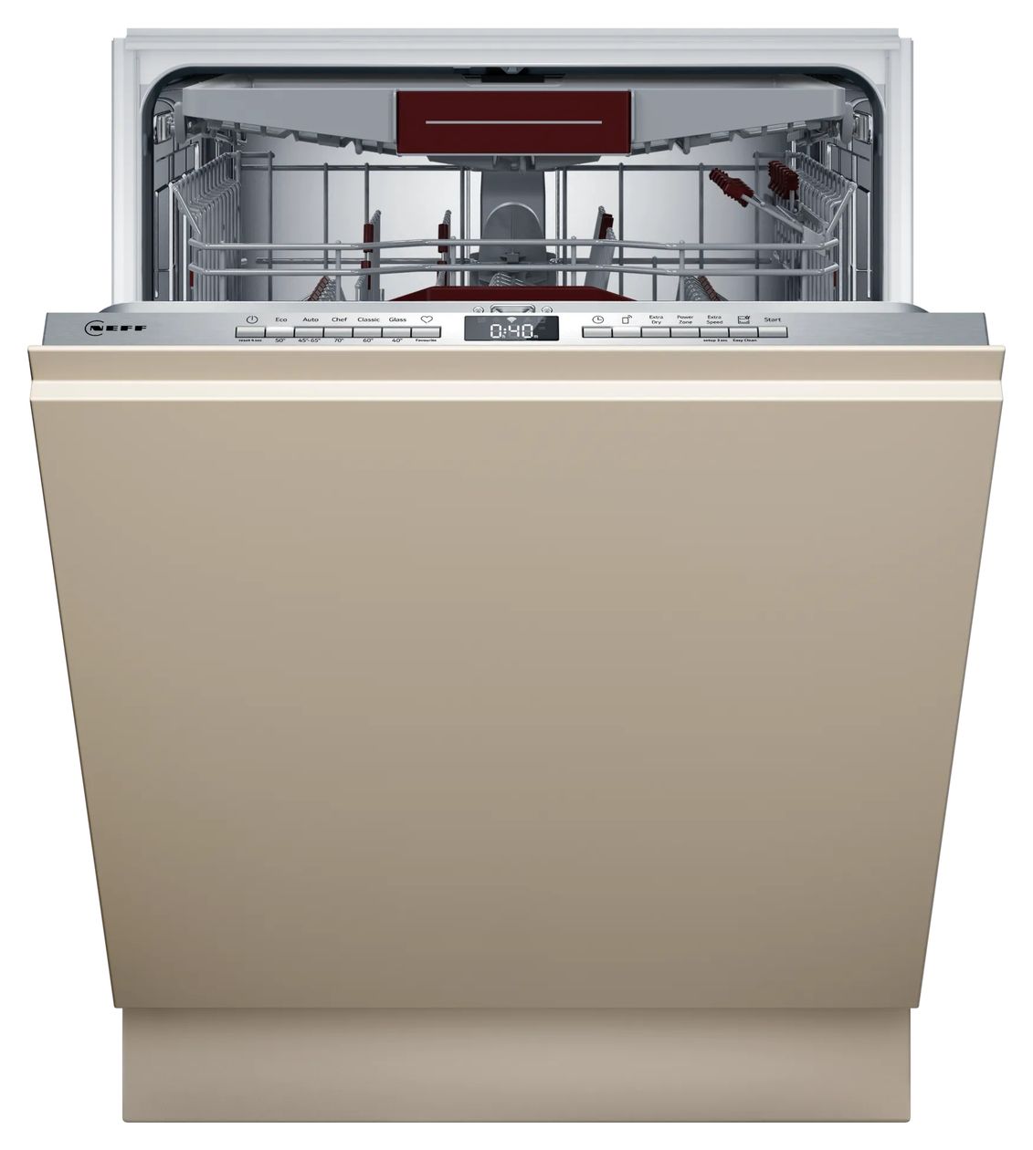 N50 S255ECX15E 60 cm Geschirrspüler vollintegriert (ohne Front) Sehr leise 14 Maßgedecke aquaStop Funktion Wärmetauscher 