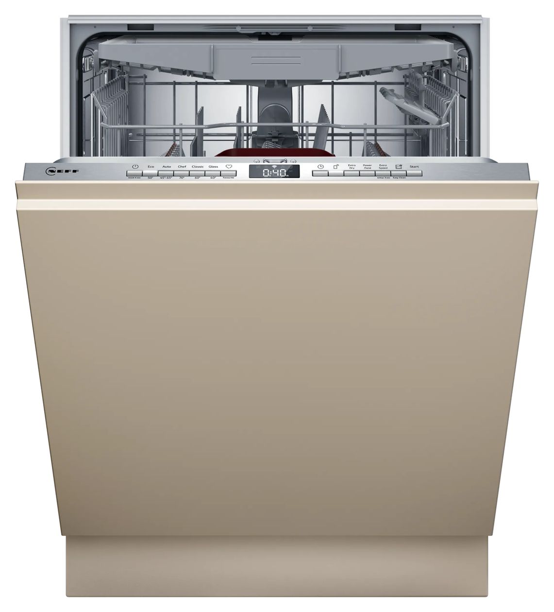 N50 S255EVX04E 60 cm Geschirrspüler vollintegriert (ohne Front) Leise 14 Maßgedecke aquaStop Funktion Wärmetauscher 