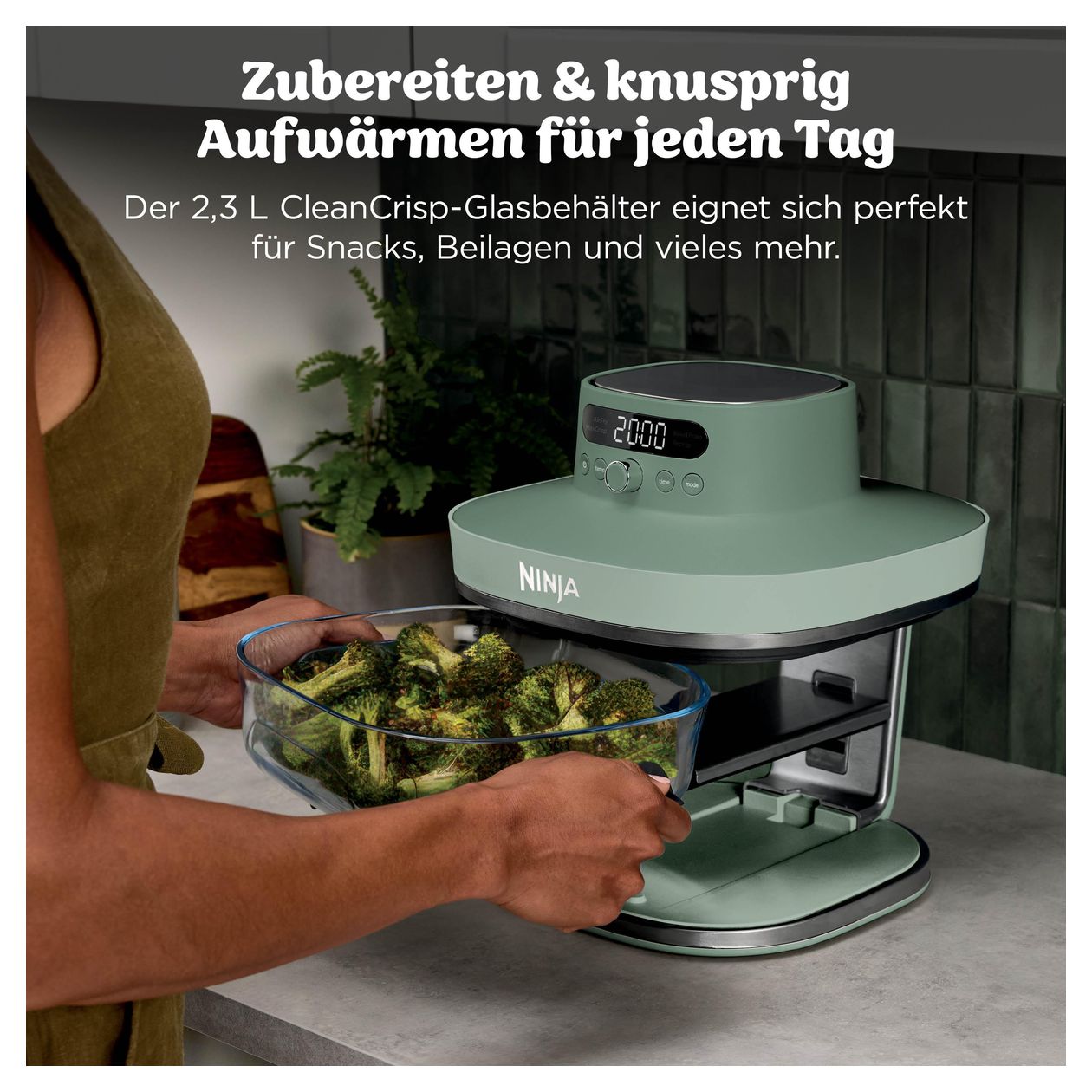 AS090EUGN Crispi Pro 5-in-1 Heißluftfritteuse 