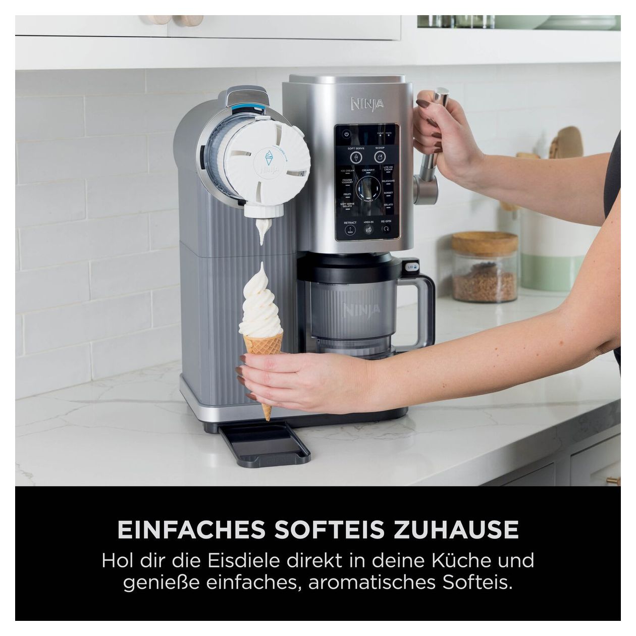 NC701EU Creami Swirl 0,48 l Eismaschine 800 W 