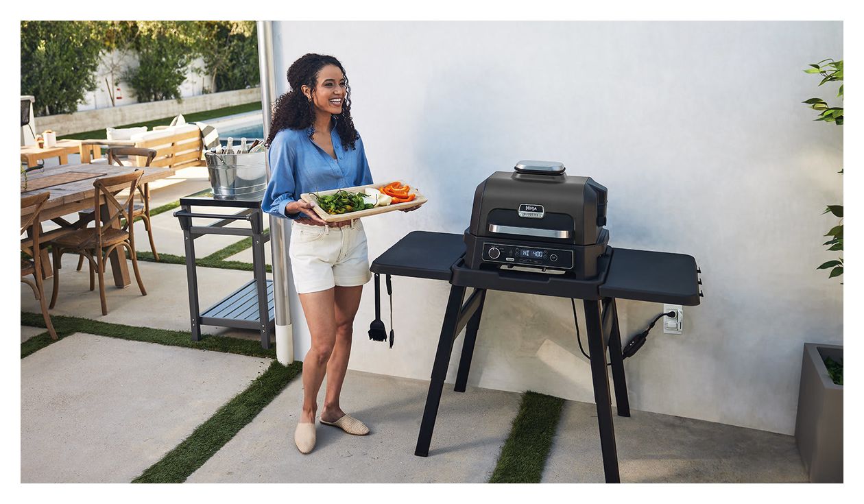 OG850EU Woodfire Pro XL Outdoor Grill und Smoker 1 Zone(n) 1700 W  (Schwarz, Grau) 