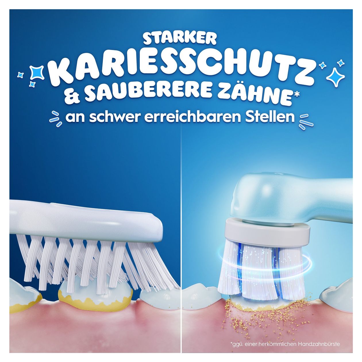 iO Kids 6+ Disney Stitch Rotierende Zahnbürste für Kinder  (Blau) 