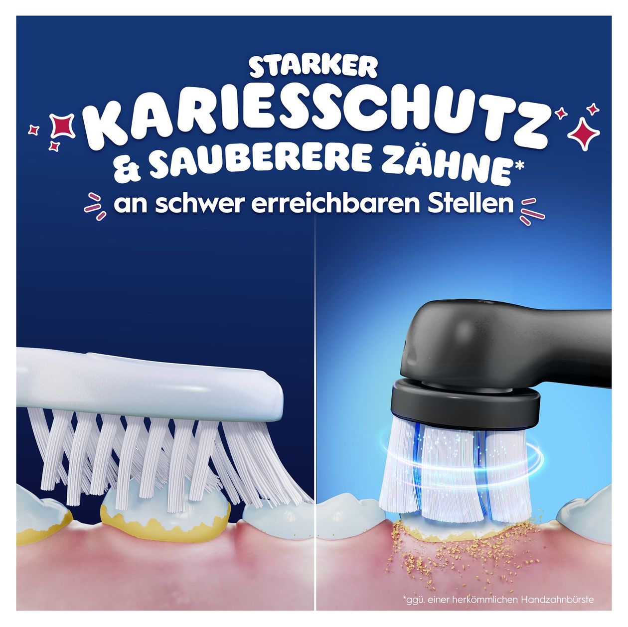 iO Kids 6+ Spiderman Rotierende Zahnbürste für Kinder  (Schwarz) 