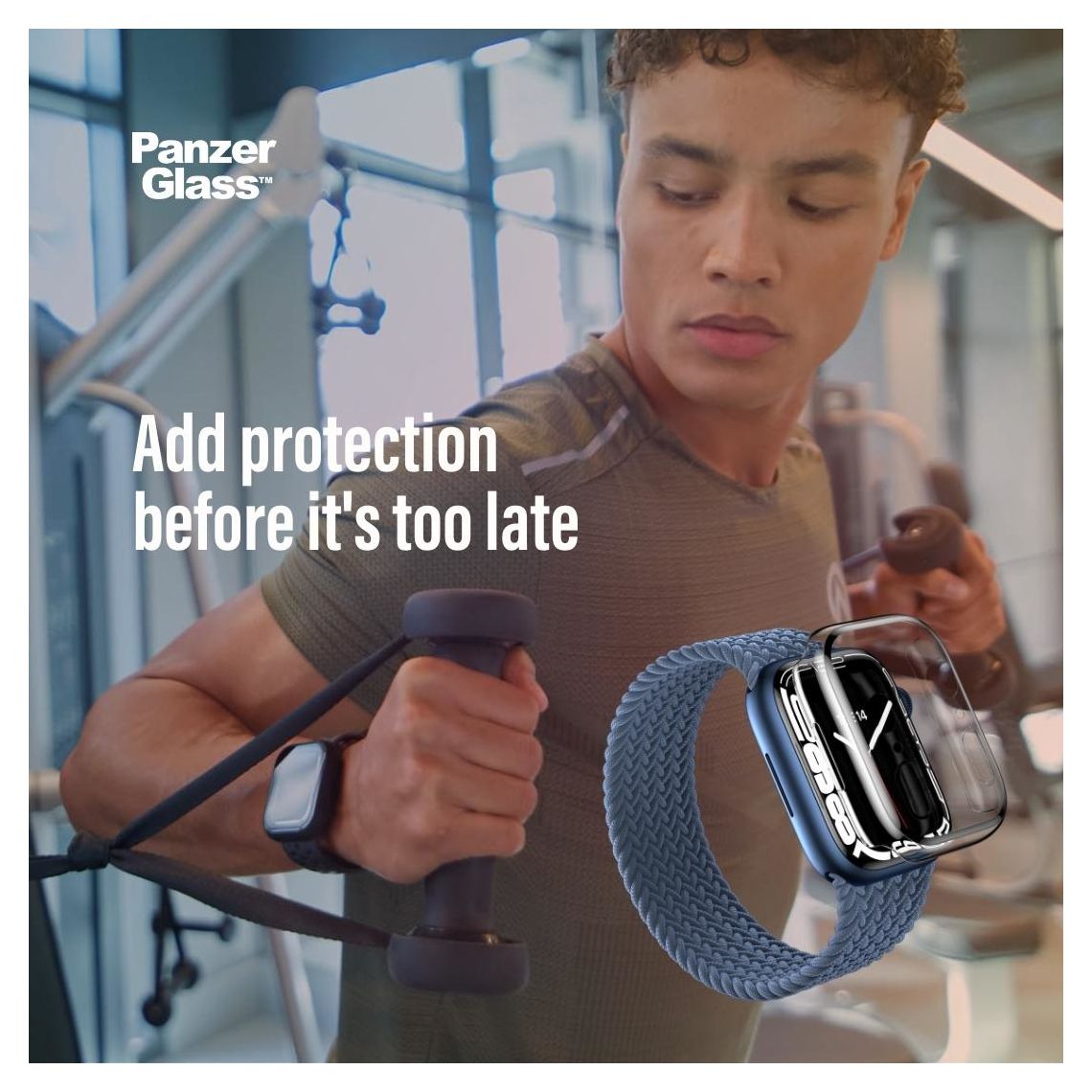 3641 Full Body Klare Bildschirmschutzfolie gehärtetes Glas für  Apple Apple - Watch Series 4 44mm, Apple - Watch Series 5 44mm, Apple - Watch Series 6 44mm, Apple - Watch SE 44mm Kratzresistent, Schockresistent, Antibakteriell 