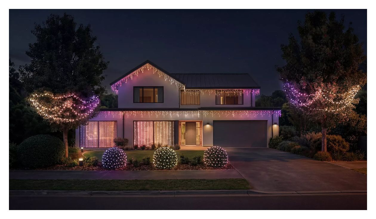 Festavia Lichtervorhang – 1,35 x 2 m, 250 LEDs 