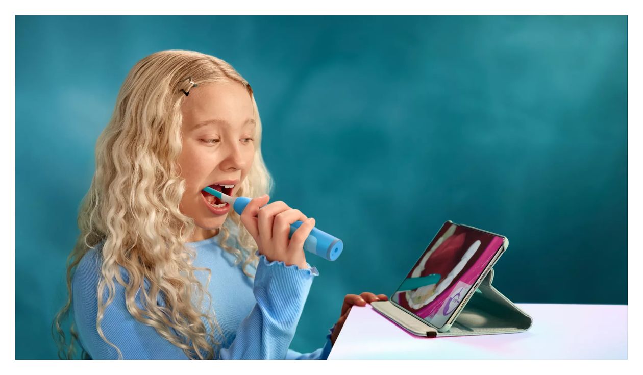 HX6600/42 For Kids Smart Schall-Zahnbürste für Kinder 504 h  (Blau) 