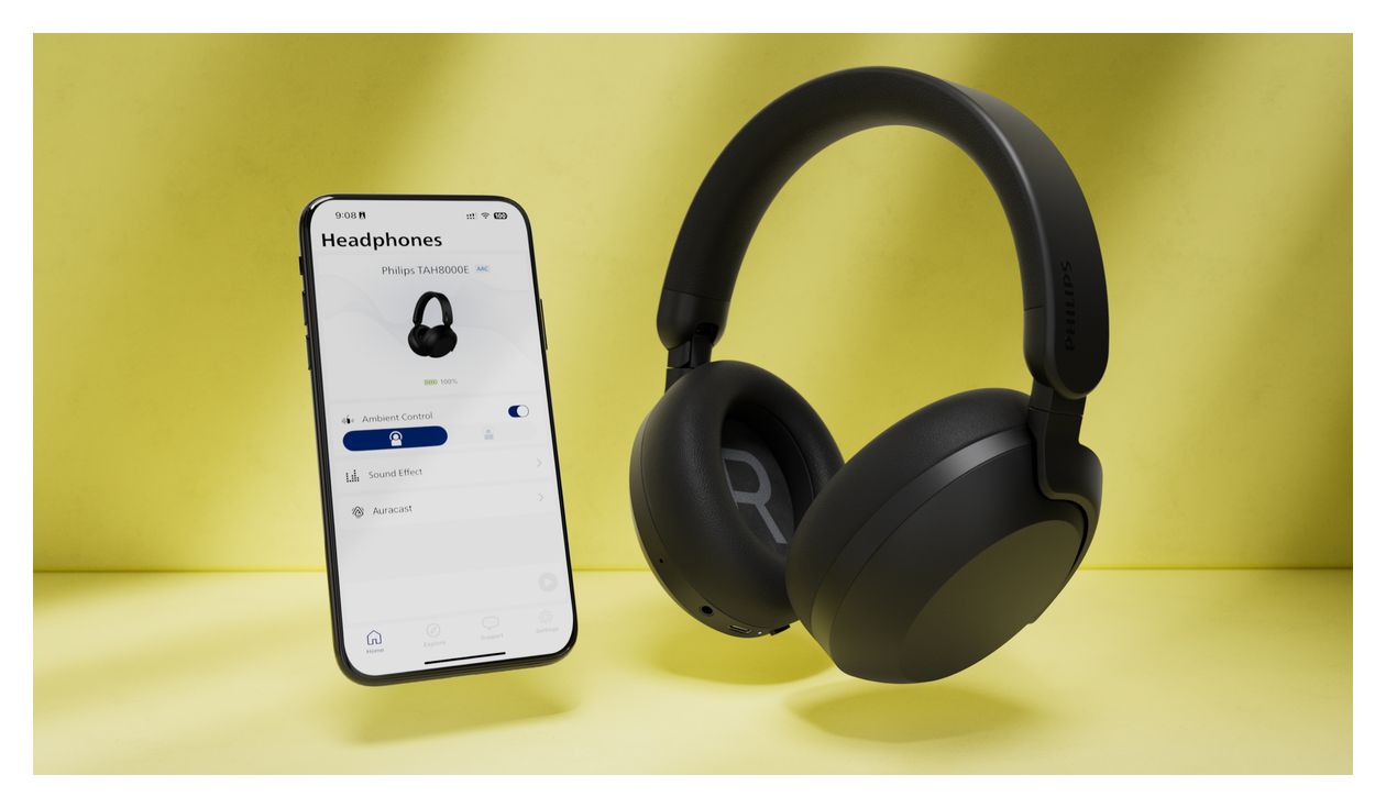 TAH8000EBK/00 Over Ear Bluetooth Kopfhörer kabelgebunden&kabellos 70 h Laufzeit IPX4 USB Typ-C  (Schwarz) 