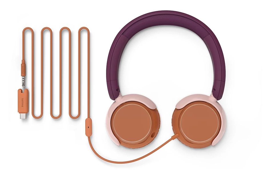 TAK2000MP/00 Ohraufliegender Kopfhörer Kabelgebunden USB Typ-C (Orange, Violett, Rose) 