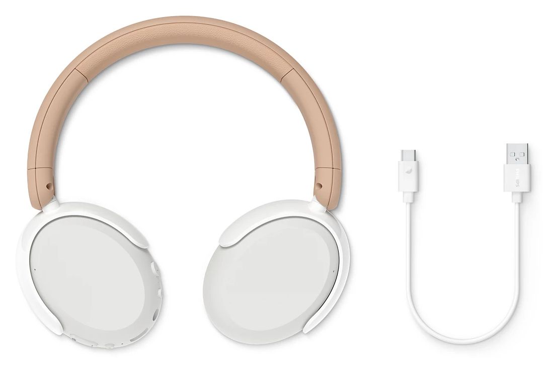 TAK5500AL/00 Bluetooth Kopfhörer kabelgebunden&kabellos  (Bernstein, Weiß) 