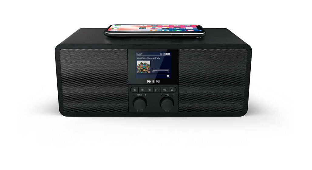 TAR8805/10 Bluetooth DAB, DAB+, FM Radio Internet  (Schwarz) 