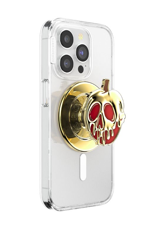 PopGrip für MagSafe Enamel Poison Apple Fingerring für Apple iPhone 12  (Gold, Rot) 