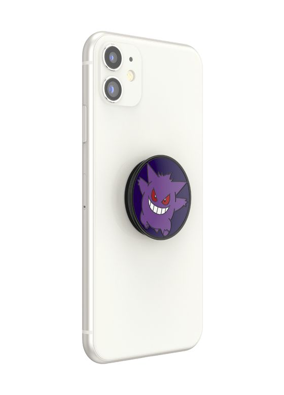 PopGrip  Pokémon - Enamel Glow-in-the-dark Gengar Fingerring für Universal  (Violett) 