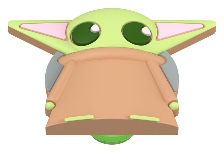 PopGrip Star Wars Mandalorian - PopOut Grogu Fingerring für Universal (Hellbraun, Hellgrün) 