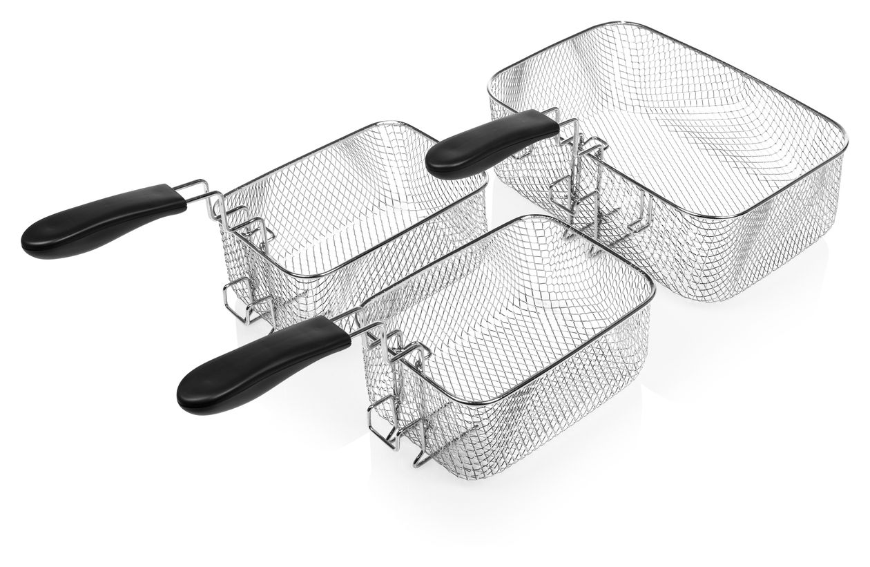 185000 Doppel Fritteuse 5 l 3270 W  (Schwarz, Edelstahl) 