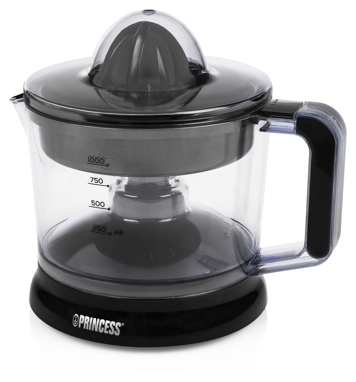 201004 Classic Zitruspresse 25 W (Schwarz, Transparent) 