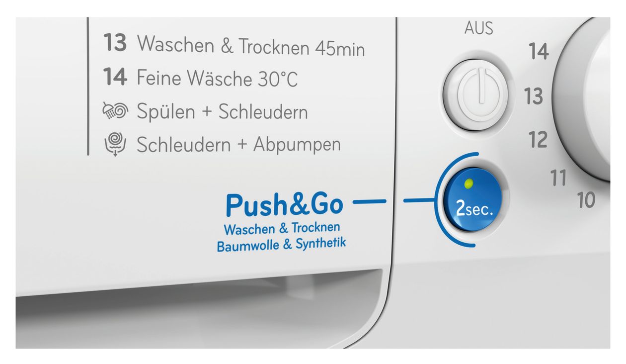 PWWTVX76G6DEN 7 kg 6 kg Waschtrockner 1600 U/min 