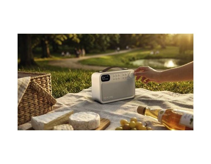 Bloom Bluetooth DAB, FM Radio Tragbar IPX5  (Weiß) 