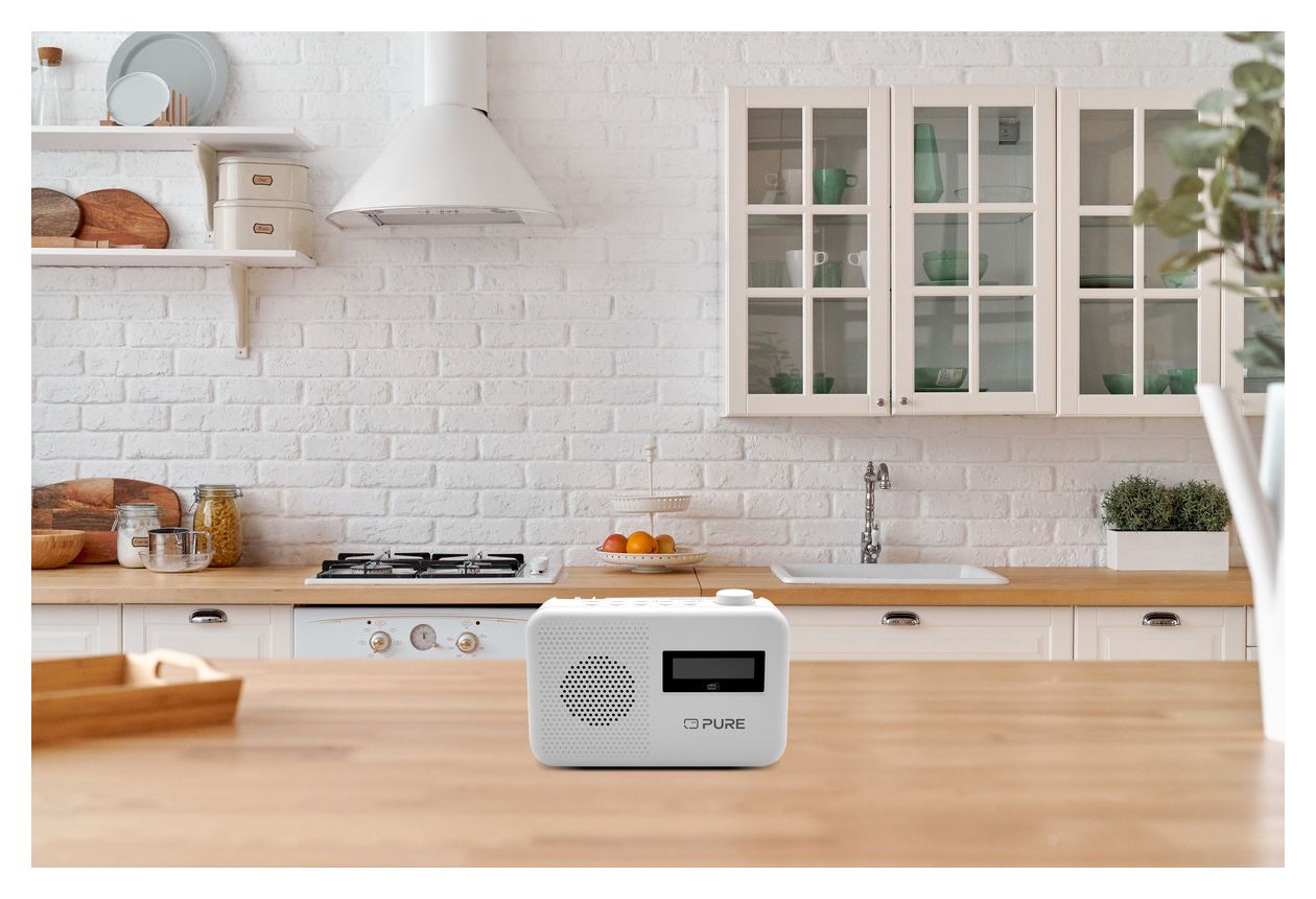 Elan One 2 Bluetooth DAB+, FM Radio Tragbar  (Weiß) 