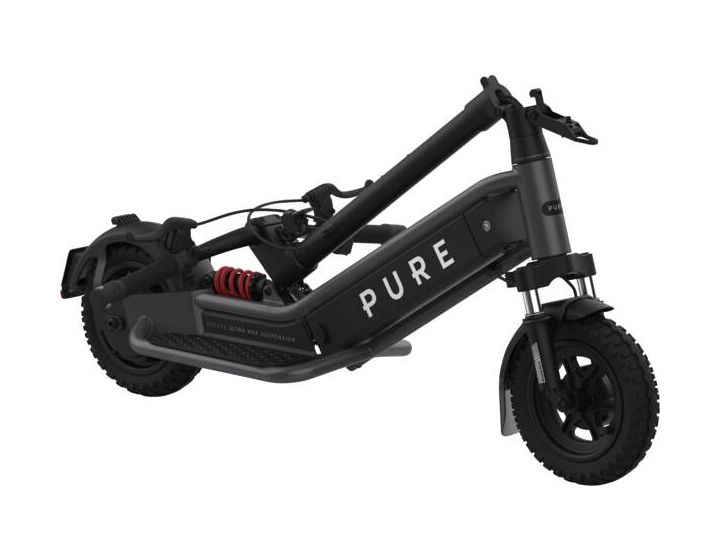 Escape Ultra Max Suspension E-Scooter 75 km Reichweite  (Schwarz) 