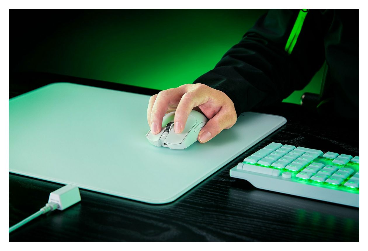 Viper V3 Pro 35000 DPI Gaming Maus Optisch  (Weiß) 