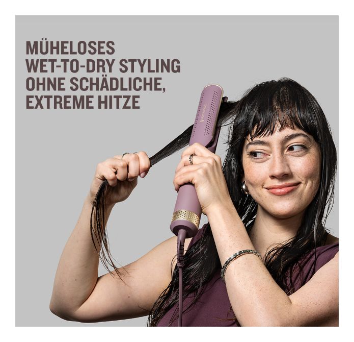 AS8930 AIRvive 2-in-1 Airstyler Haarglätter 135 W  (Pink) 