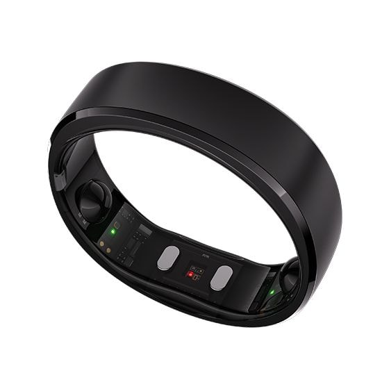 2.Gen Smart Ring Größe 9  (Schwarz) 