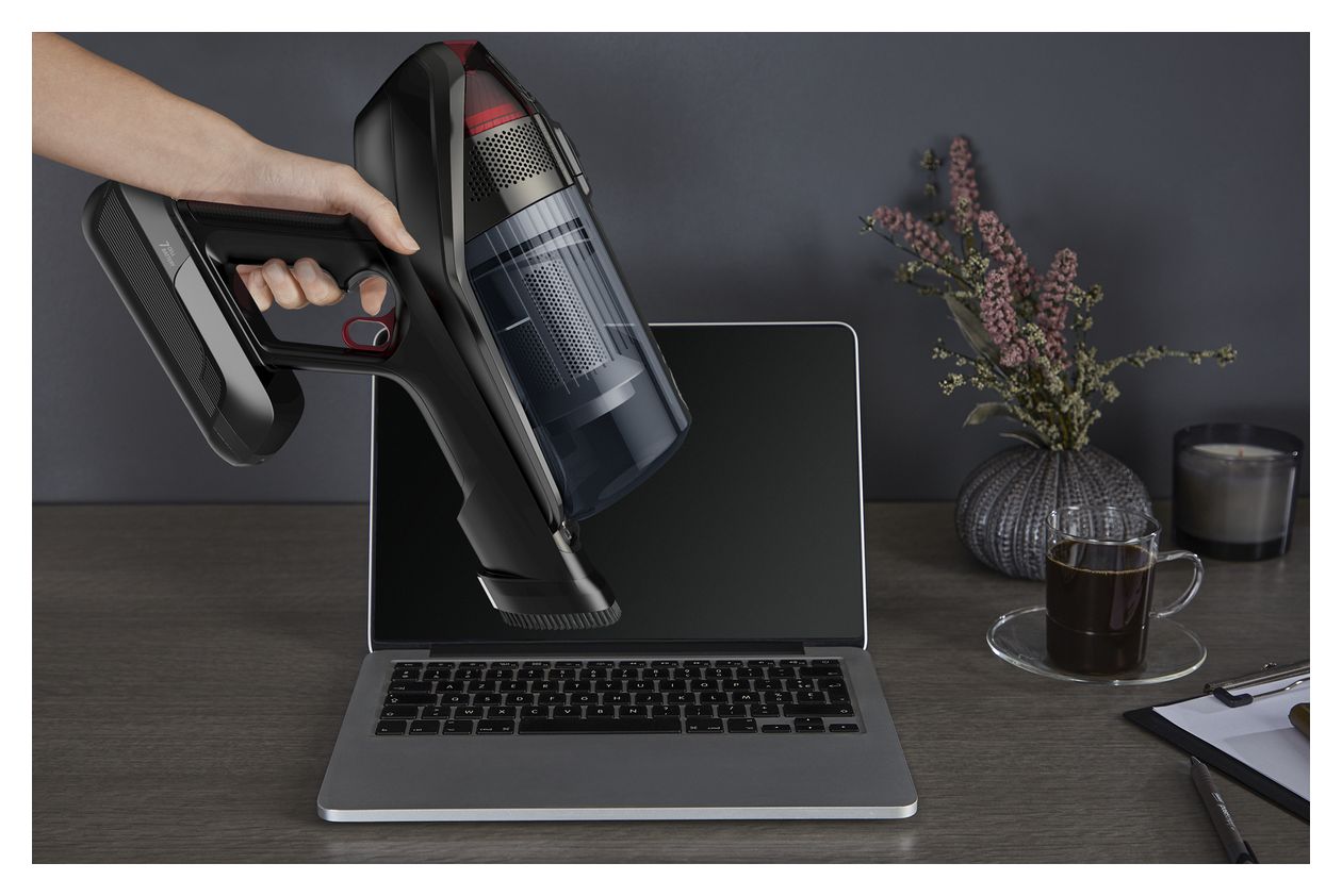 RH98A7 X-Force Flex 12.60 Animal Handstaubsauger Beutellos bis 45 min Laufzeit 25,2 V  (Rot, Grau) 