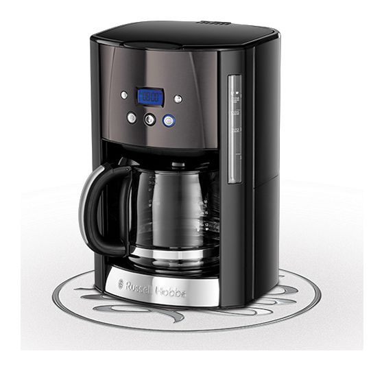 26160-56 12 Tassen Filterkaffeemaschine  (Schwarz) 