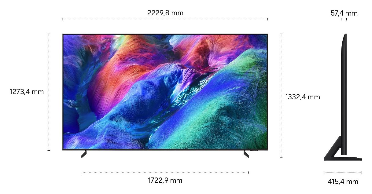 100" Micro RGB R85H Samsung Vision AI Smart TV (2026) 
