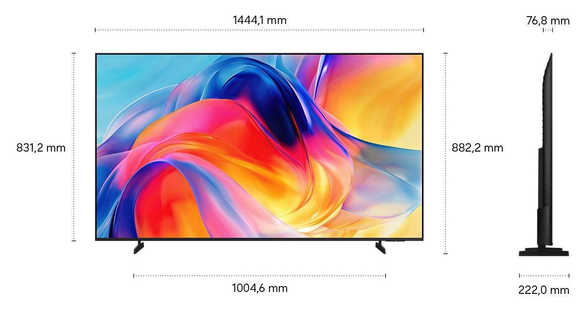 GU65M71HAUXZG 165,1 cm (65 Zoll) Fernseher 4K Ultra HD VESA 200 x 200 mm 