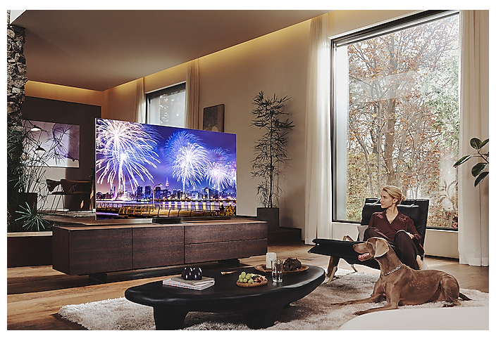 GQ65QN900BT QLED Fernseher 165,1 cm (65 Zoll) EEK: G 8K Ultra HD (Edelstahl) 