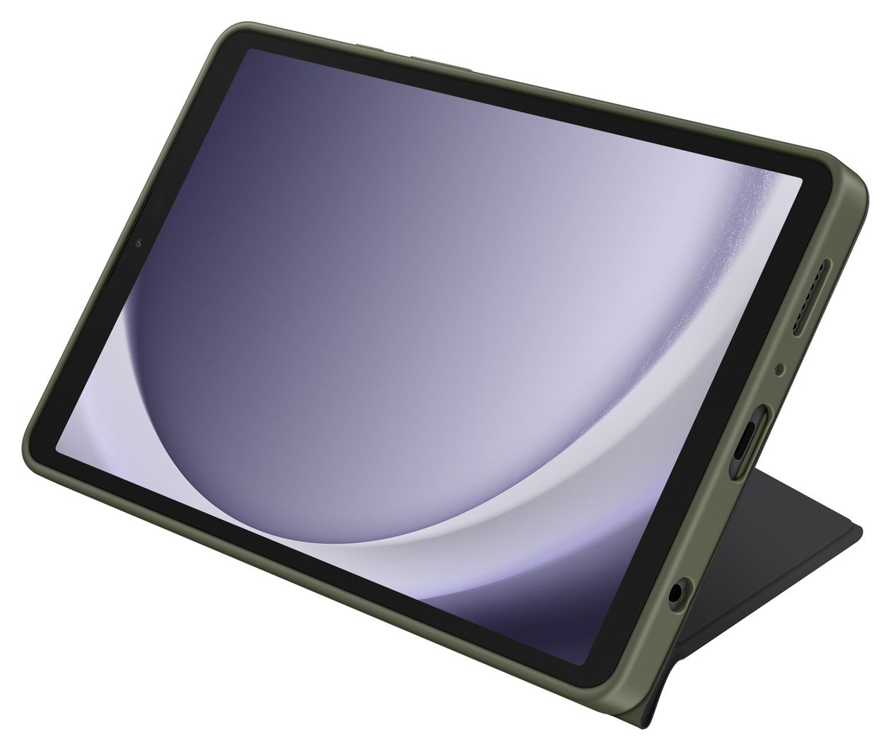Book Cover Folio für Samsung Galaxy Tab A9 bis 22,1 cm (8.7") Stoßfest, Kratzresistent (Schwarz) 