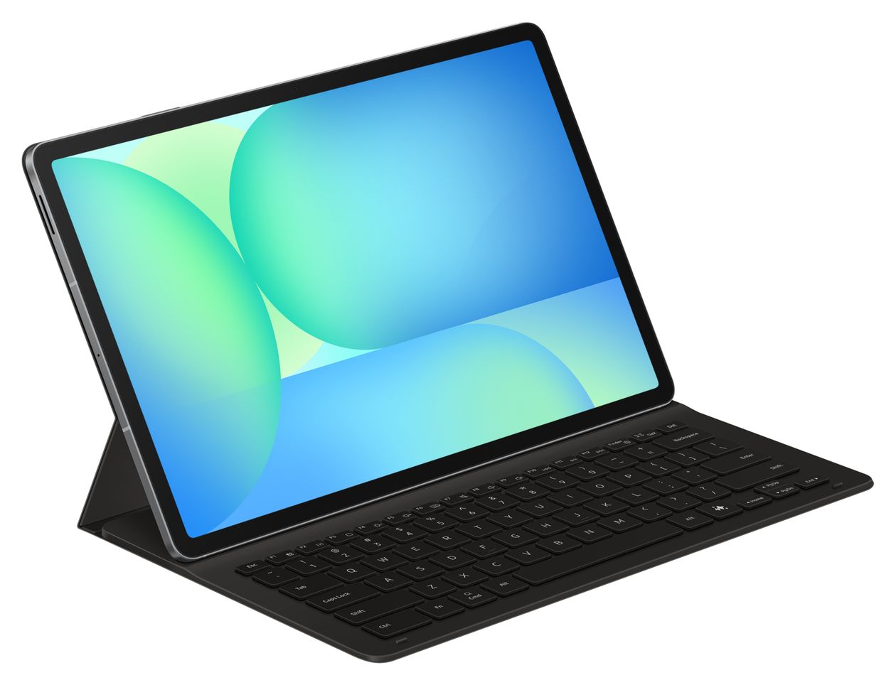 Book Cover Keyboard Slim für Samsung Galaxy Tab S10 FE+  (Schwarz) 