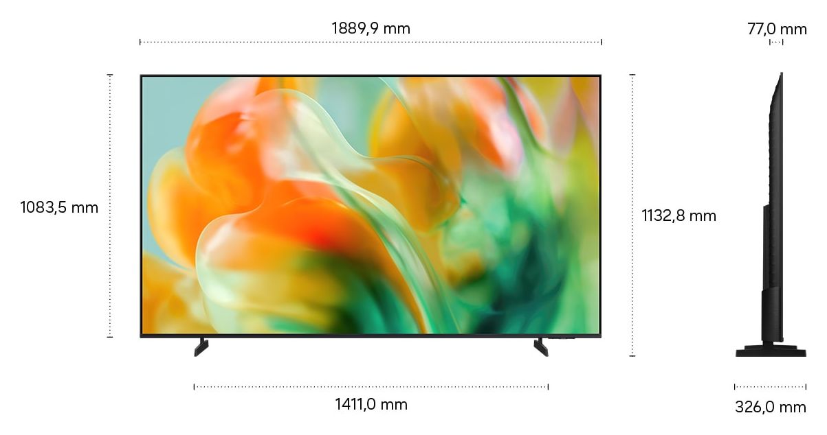 GU85M80HAUXZG LED 2,16 m (85 Zoll) Fernseher 4K Ultra HD VESA 400 x 300 mm 