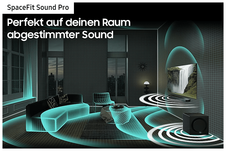 von 656 11.1.4 W Kanäle HW-Q995GC Technomarkt (Schwarz) Soundbar expert Samsung