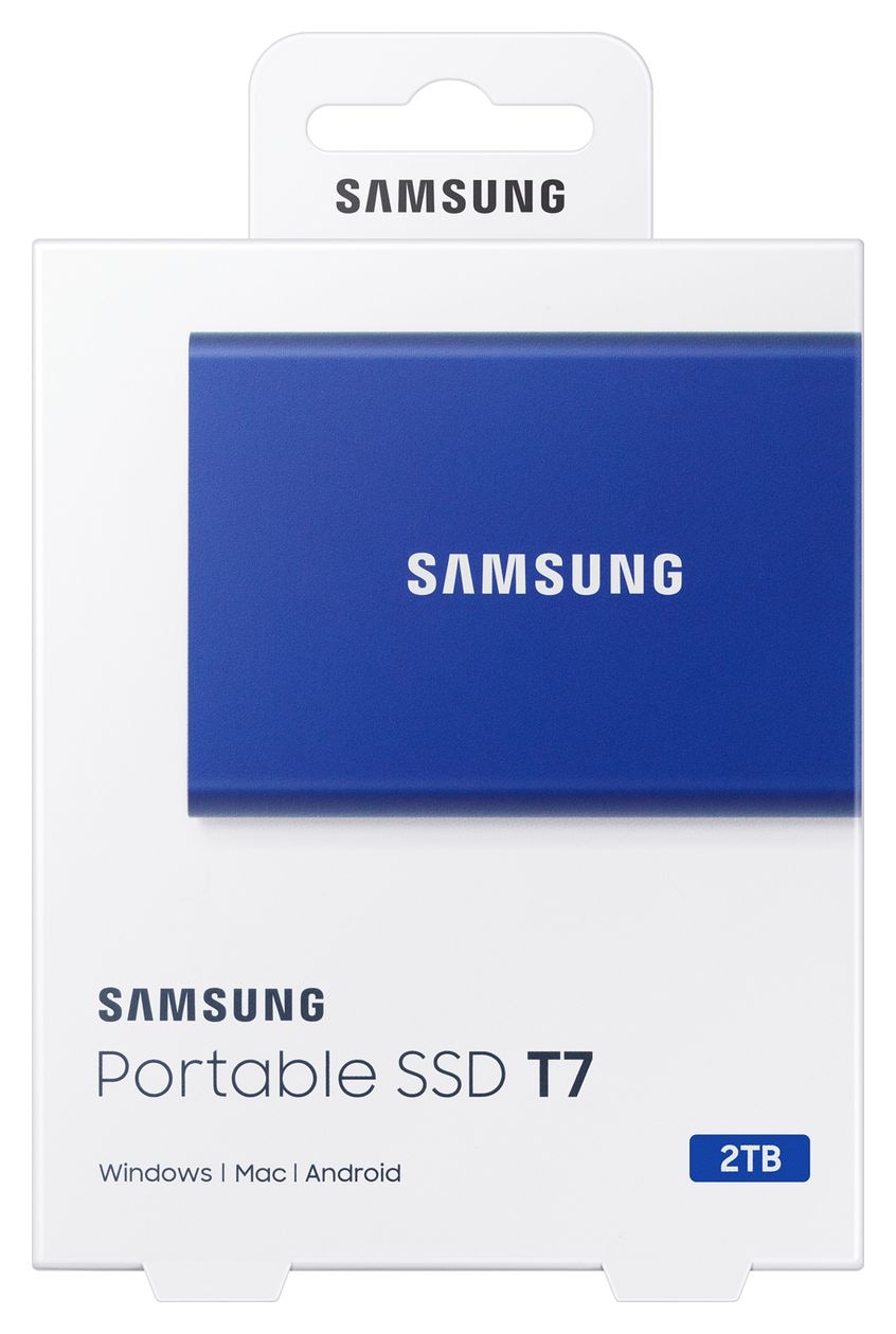 Portable SSD T7 2 TB SSD  (Blau) 