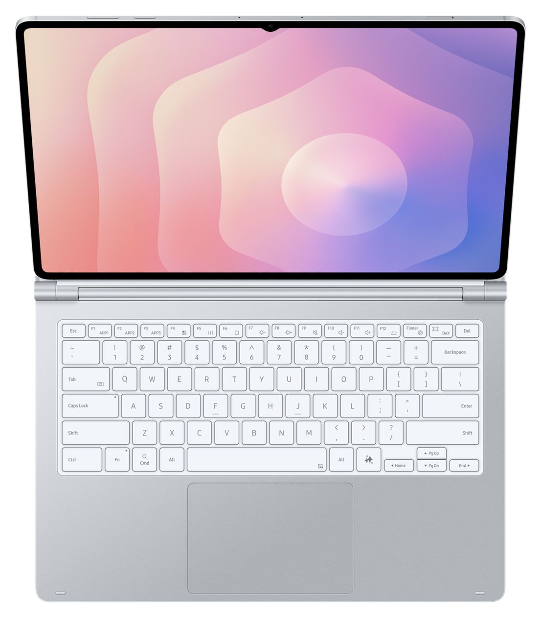 Pro Keyboard für Samsung Galaxy Tab S11 Ultra  (Silber) 