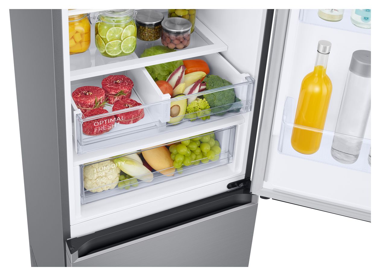 RB38T607BS9 273 l / 114 l Kühl-Gefrierkombi freistehend NoFrost 134 kWh Jahr  (Edelstahl) 