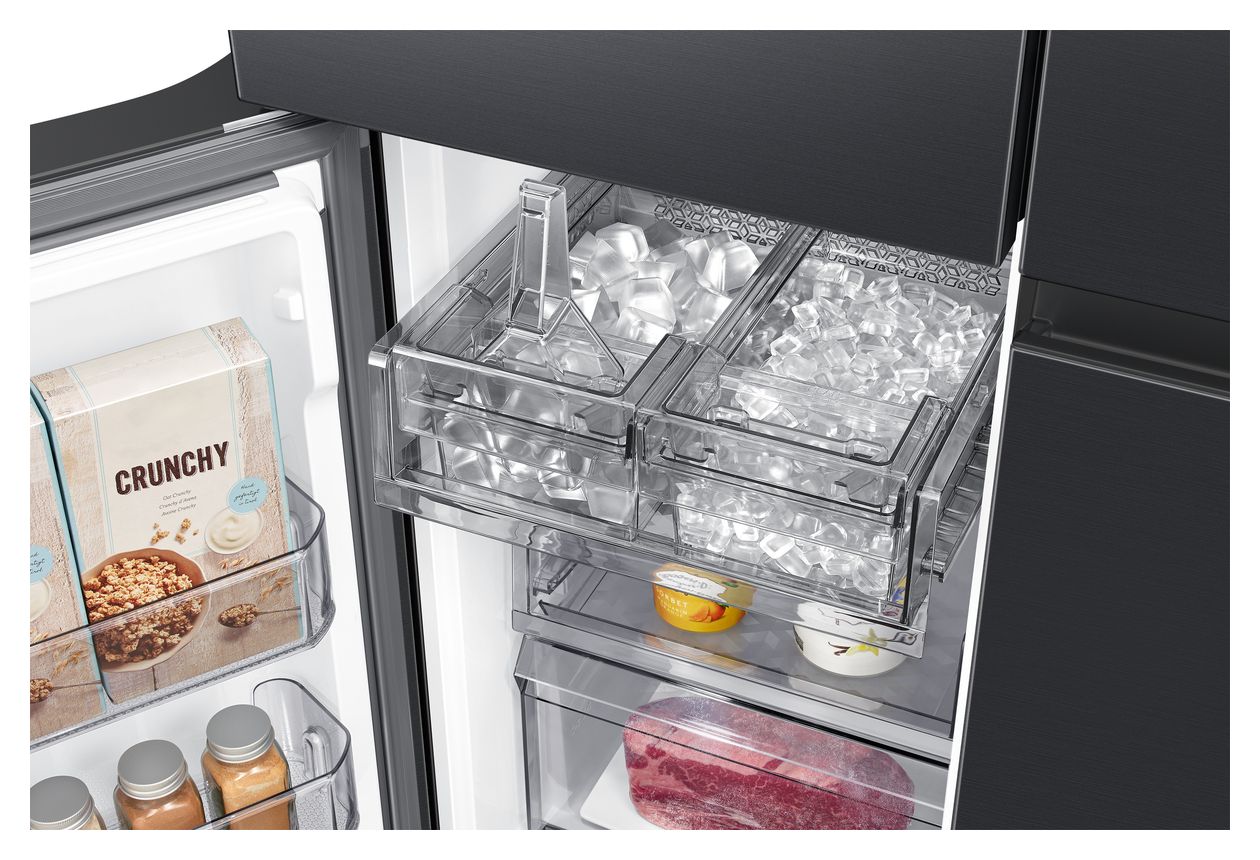 RF65DG960ESG Side-by-Side Kühl-/ Gefrierkombination French Door 386 l / 250 l 365 kWh NoFrost 1830 mm x 912 mm  (Edelstahl) 