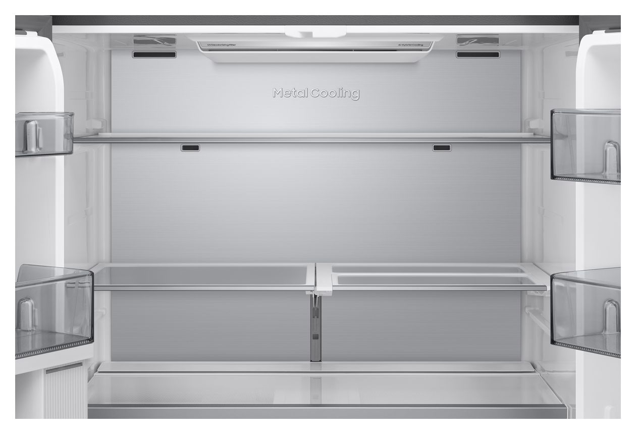 RM90F67CEC Side-by-Side Kühl-/ Gefrierkombination French Door 399 l / 224 l 363 kWh NoFrost 1853 mm x 912 mm  (Schwarz) 