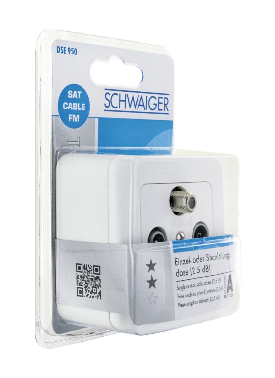 DSE950531 Einzel-Stichleitungsdose im Set SAT-Anschluss 