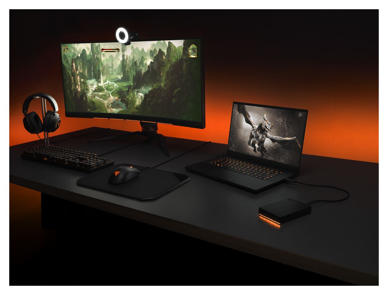 Game Drive FireCuda 5 TB externe Festplatte  (Schwarz) 