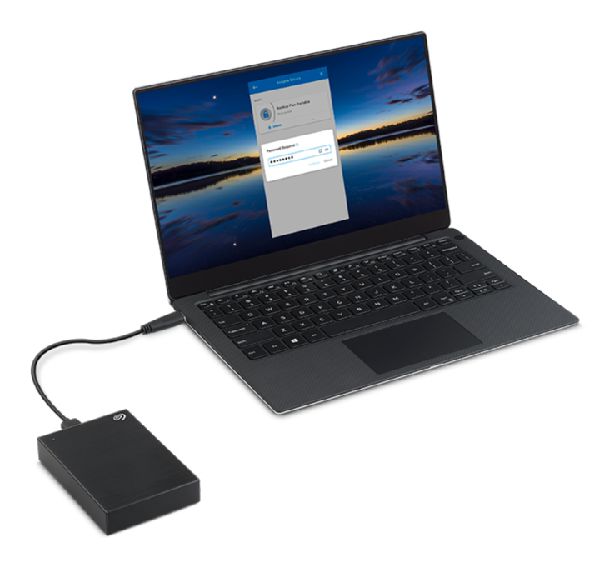 One Touch 2 TB externe Festplatte  (Schwarz) 