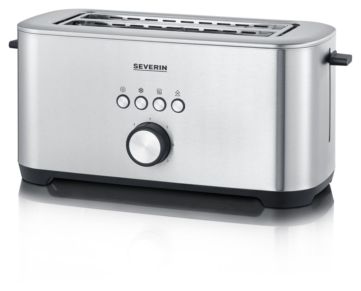 AT2621 Toaster 1400 W 4 Scheibe(n) 7 Stufen  (Schwarz, Edelstahl) 