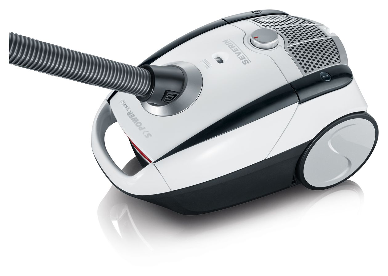 BC7035 S Power Snowlight Bodenstaubsauger mit Staubbeutel 750 W HEPA  (Grau, Weiß) 