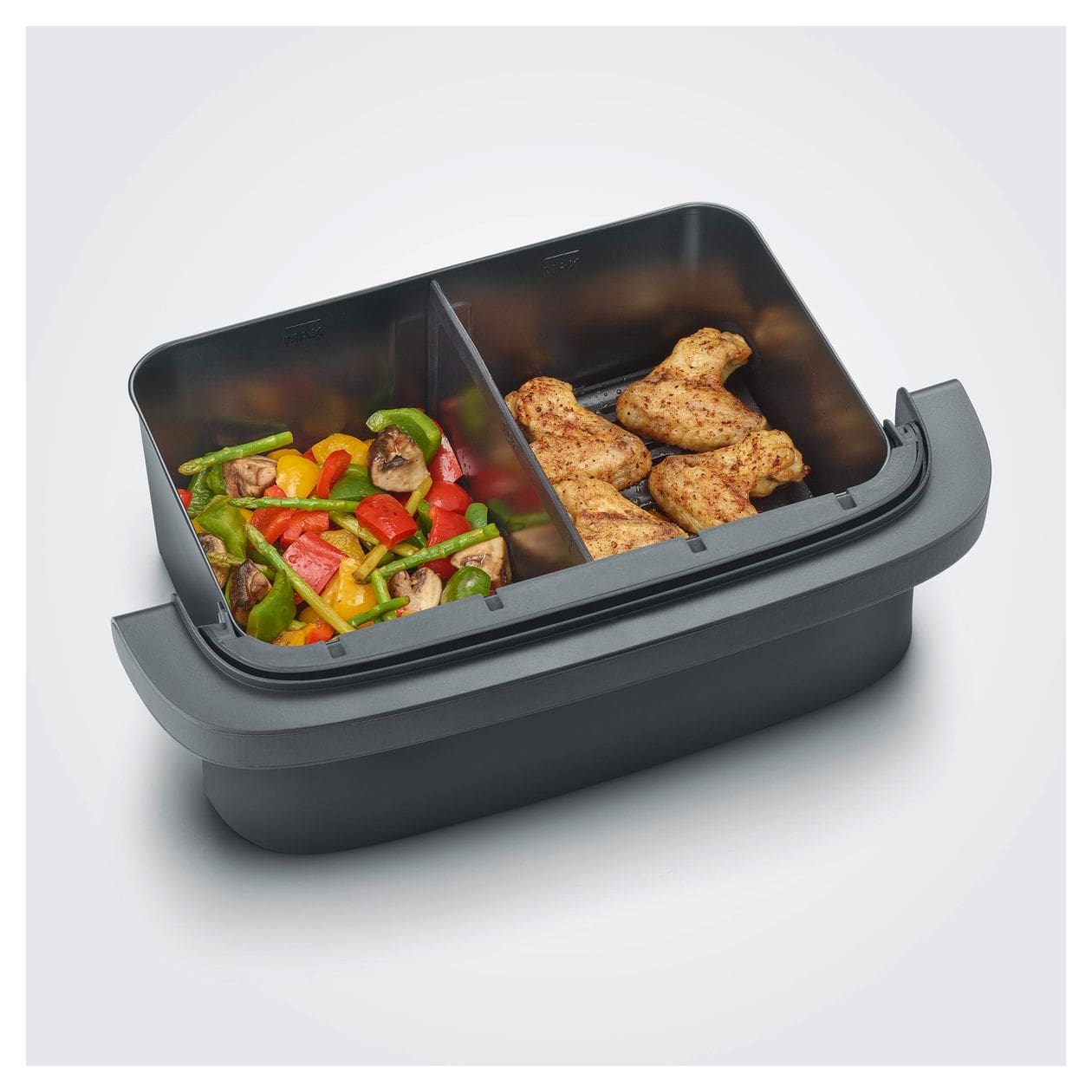 FR2490 Doppel Heißluftfritteuse 9 l 2600 W  (Schwarz) 