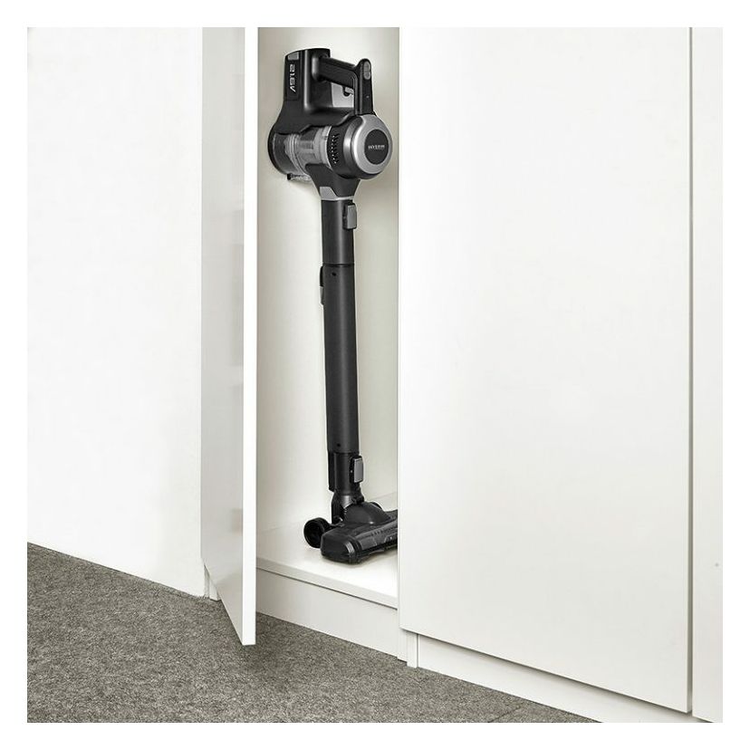 HV7155 Handstaubsauger Beutellos bis 40 min Laufzeit 21,6 V  (Schwarz, Silber) 