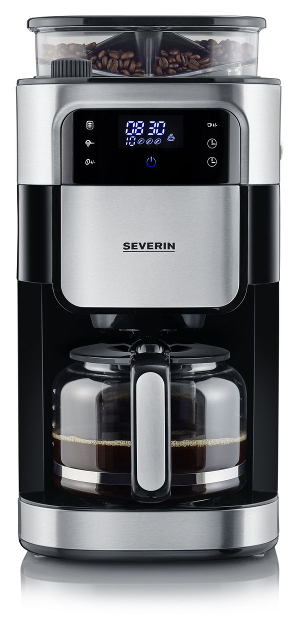 KA4813 10 Tassen Filterkaffeemaschine  (Schwarz, Edelstahl) 