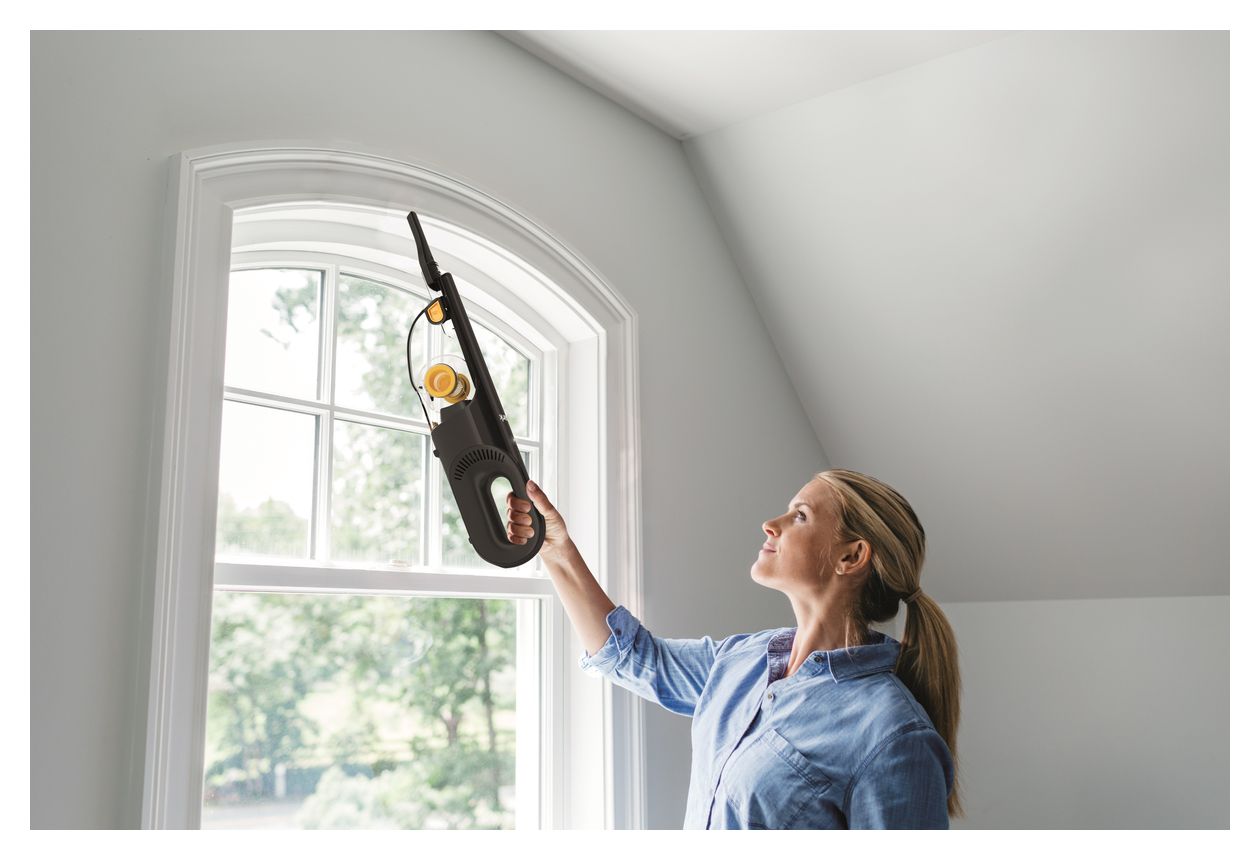 CH950EUT Handstaubsauger Beutellos bis 10 min Laufzeit 10,8 V  (Schwarz, Gelb) 