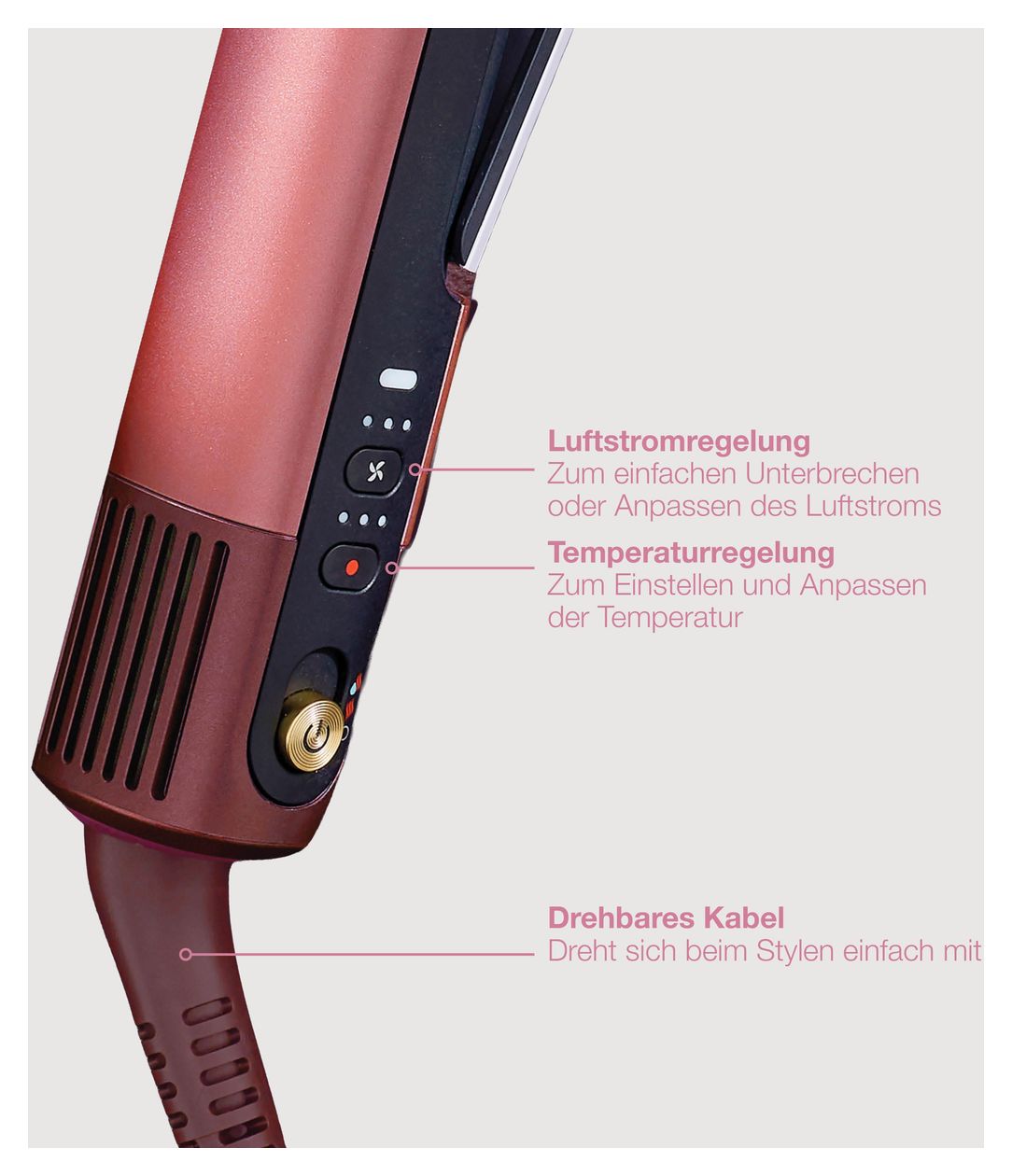 HT401EUPK SilkiPro Straight Multistyler 1000 W  (Pink) 
